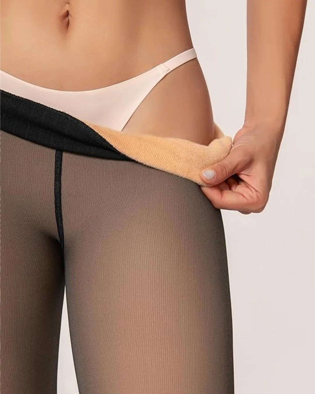 VIRAL FLEECE GEVOERDE LEGGINGS